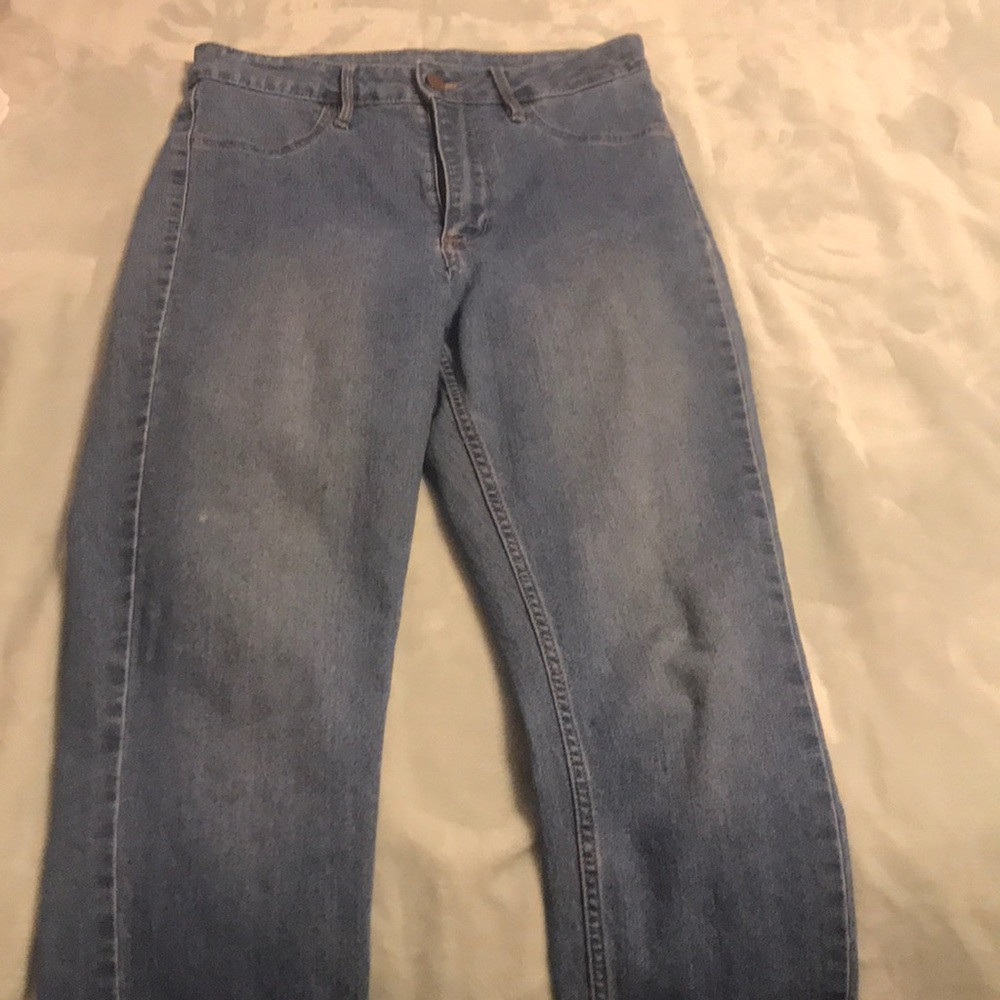 Skinny high waisted ankle jeans